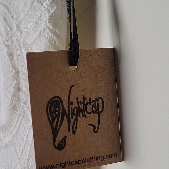 NWT White NightCap Clothing Victorian Lace Caletto Maxi Dress XS S Coquette Boho - Picture 7 of 15